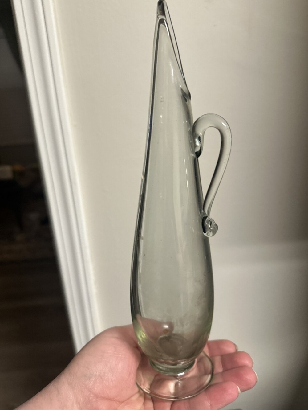 Ture Berglund Style German Glass Pitcher 1940s